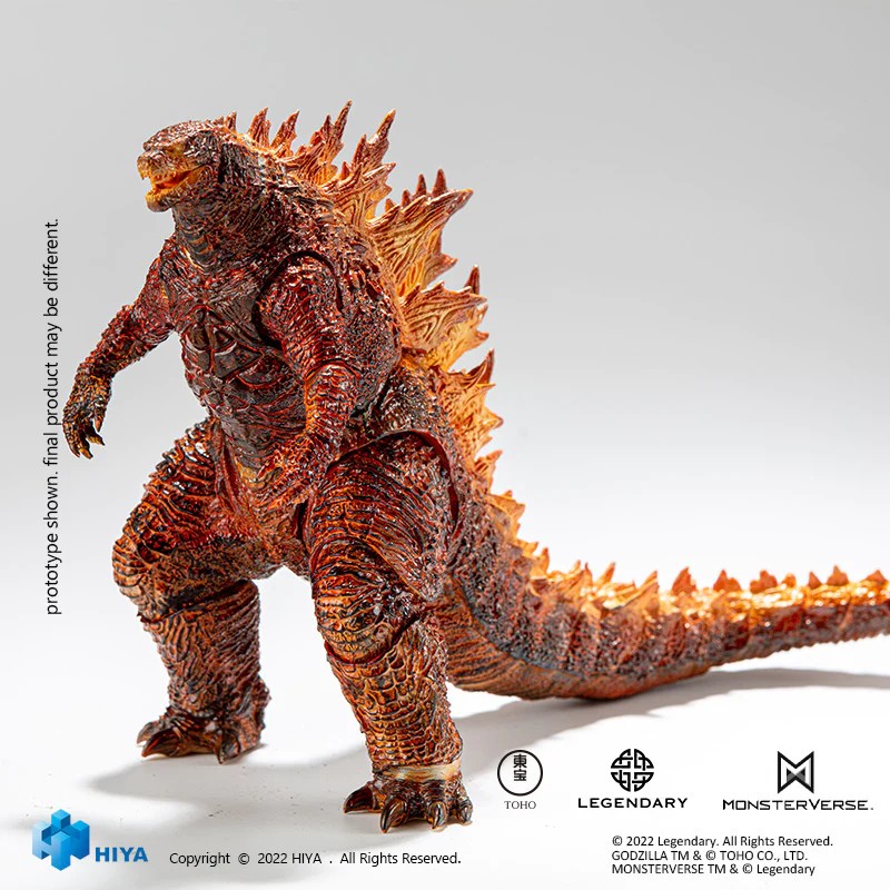 Hiya Toys 7吋 Exquisite Basic 219 紅蓮哥吉拉 可動完成品_5