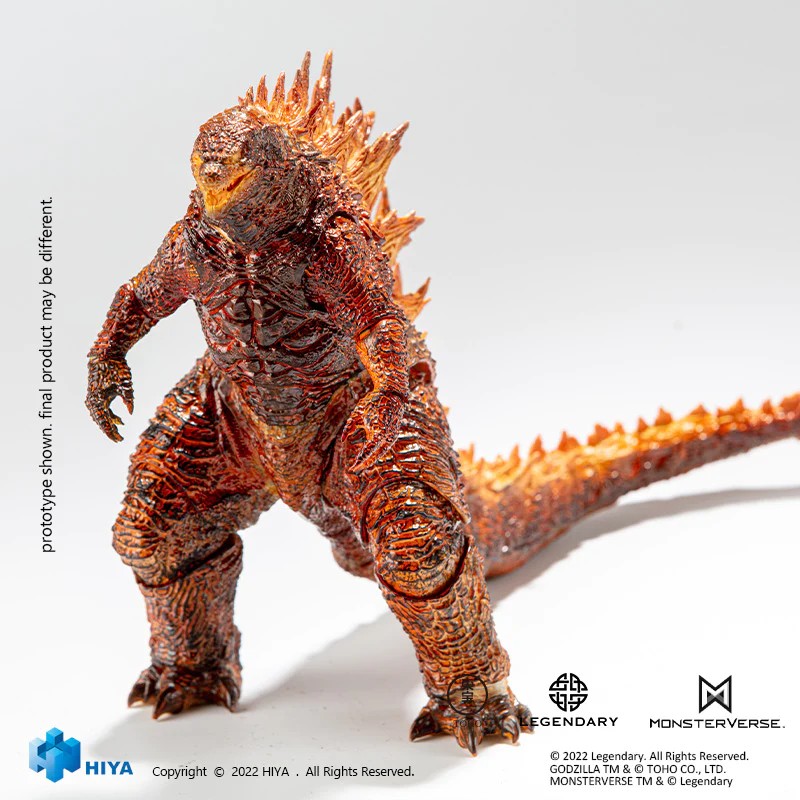 Hiya Toys 7吋 Exquisite Basic 219 紅蓮哥吉拉 可動完成品_6