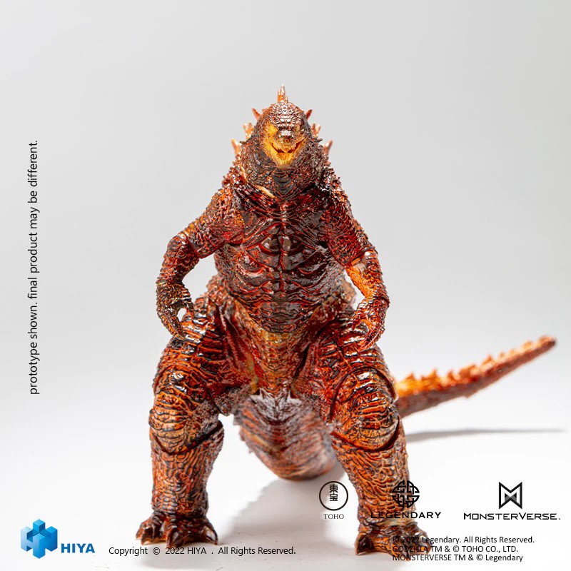 Hiya Toys 7吋 Exquisite Basic 219 紅蓮哥吉拉 可動完成品_7