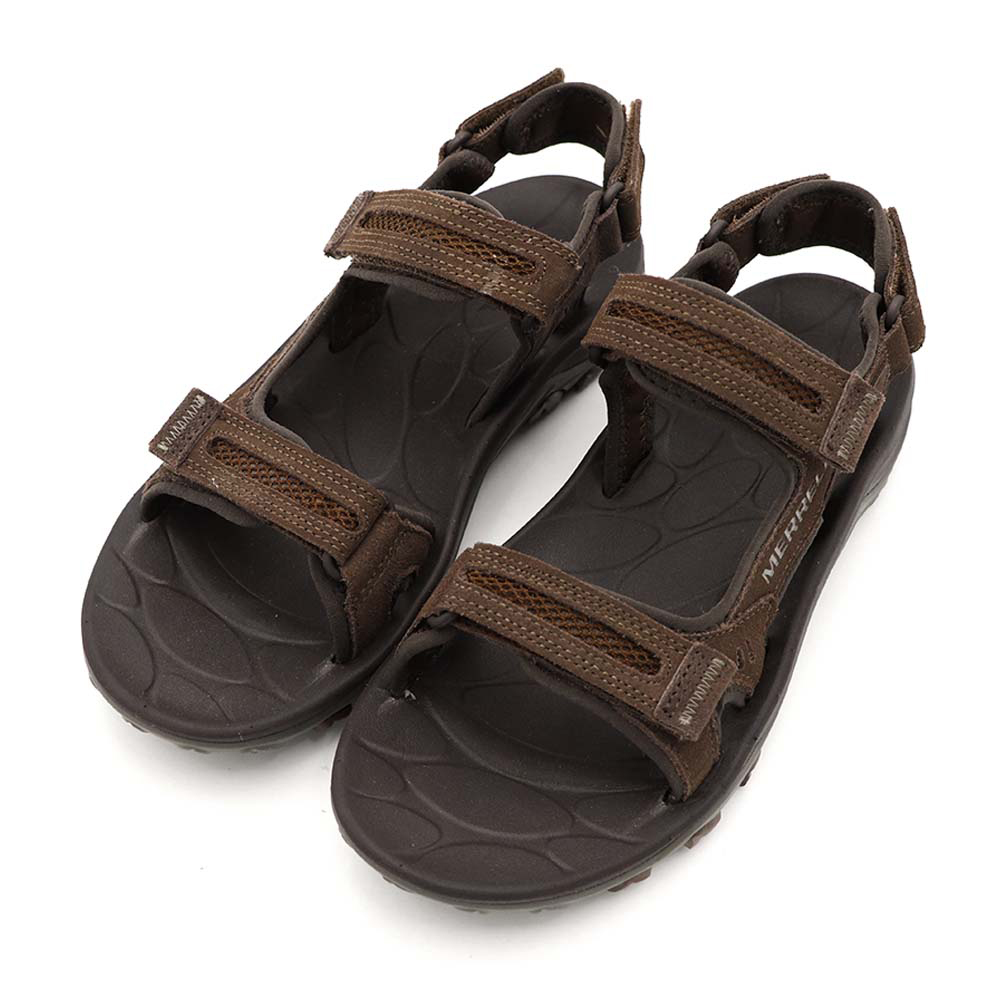 Merrell Huntington LTR Convert 褐色 涼鞋 戶外 健行 休閒 男款 B3721【新竹皇家ML036845】_1