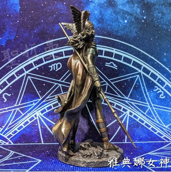 雅典娜女神雕像20公分高＊雕塑/雕像/擺飾＊~智慧女神和戰爭女神_2