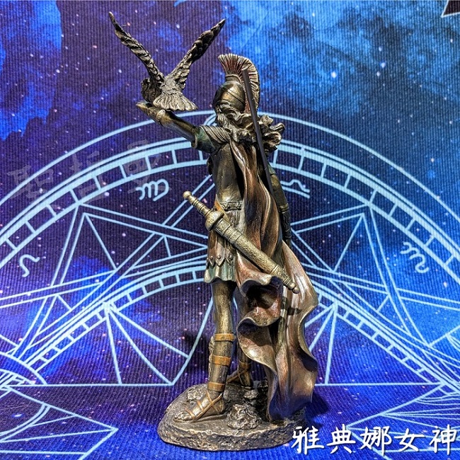 雅典娜女神雕像20公分高＊雕塑/雕像/擺飾＊~智慧女神和戰爭女神_3