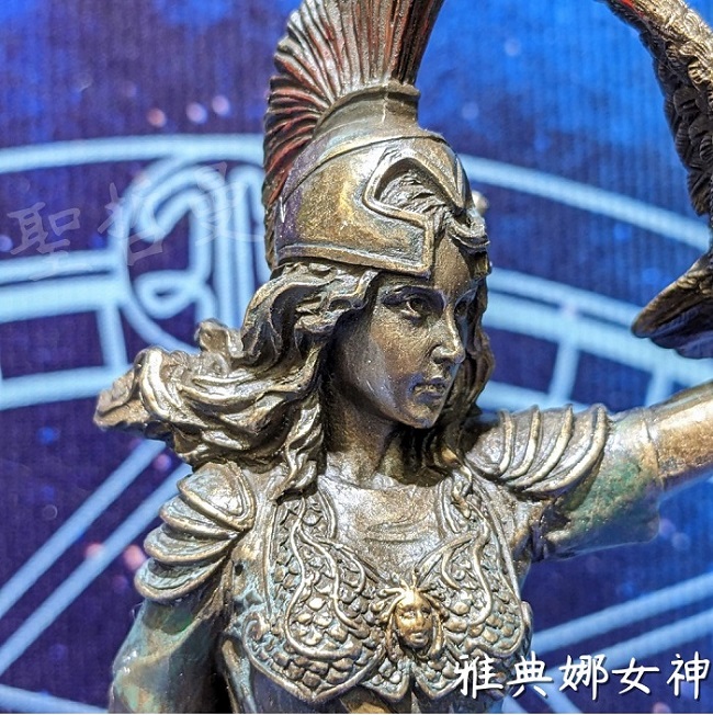 雅典娜女神雕像20公分高＊雕塑/雕像/擺飾＊~智慧女神和戰爭女神_4