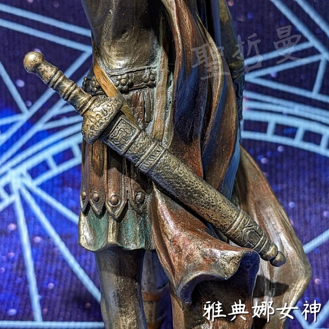 雅典娜女神雕像20公分高＊雕塑/雕像/擺飾＊~智慧女神和戰爭女神_7