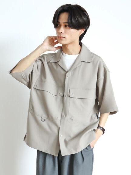 口袋造型短袖襯衫/上衣(PA32M0A0200) - CRAFT STANDARD BOUTIQUE