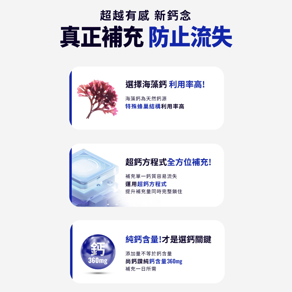 【EatBLISS益比喜】尚鈣讚 高鈣D+錠(30粒/盒)_3