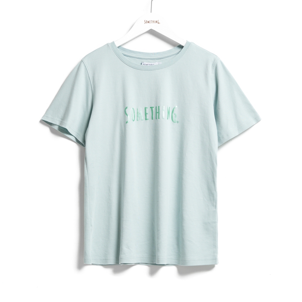 SOMETHING｜女裝｜基本LOGO短袖T恤