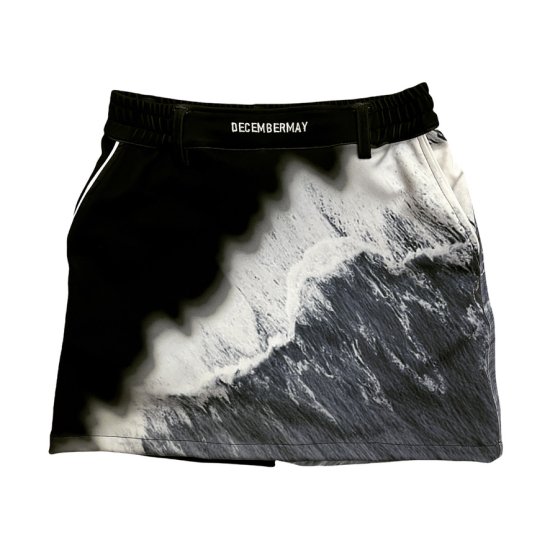 【DECEMBERMAY】Coastline print sweat skirt_WOMEN 2-205-2532