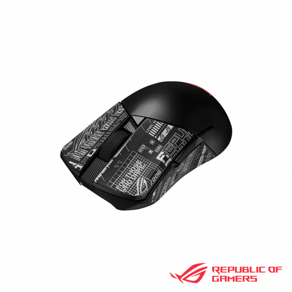【ROG】Gladius III Wireless AimPoint 無線 電競滑鼠-黑/白色 公司貨_3
