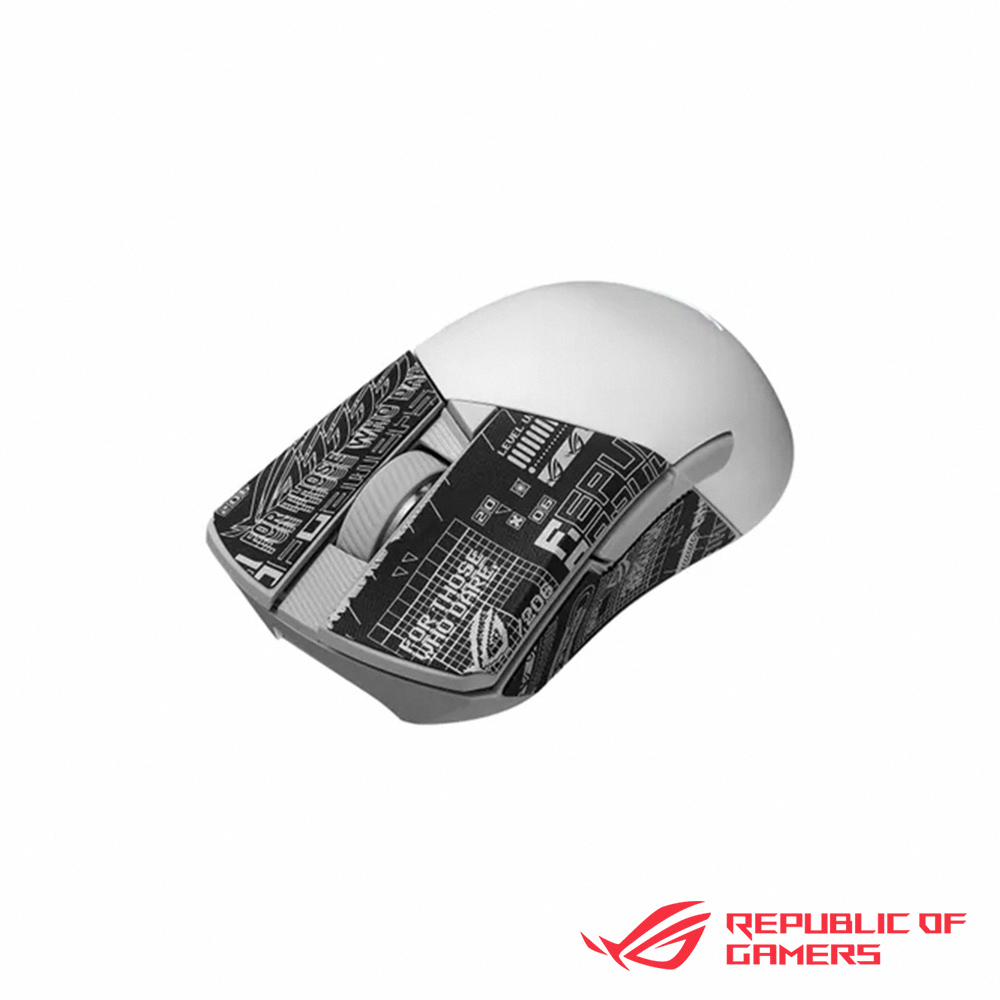 【ROG】Gladius III Wireless AimPoint 無線 電競滑鼠-黑/白色 公司貨_7