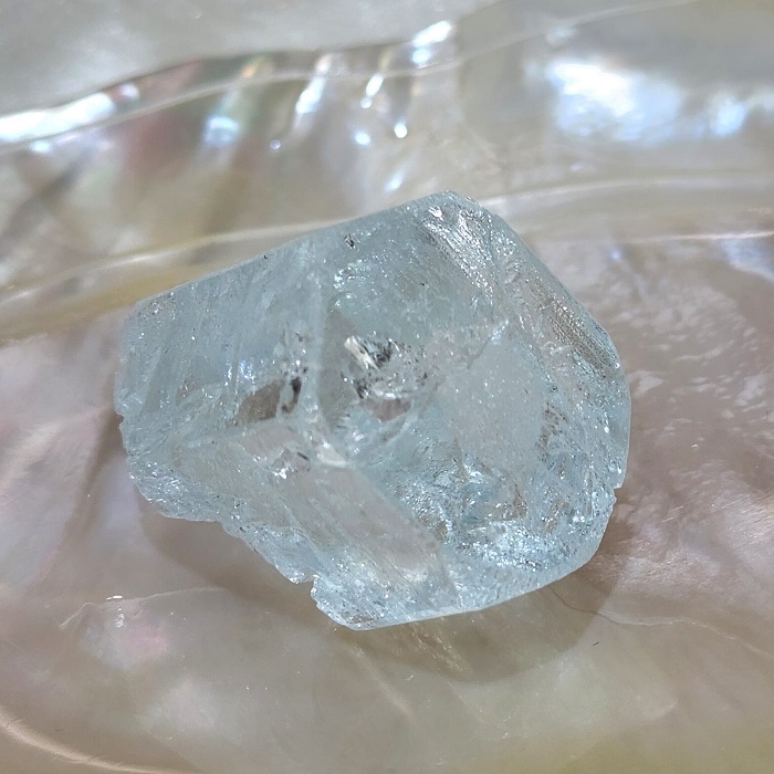 寶石級巴基斯坦海水藍寶原礦晶體230217-25號 ~好人緣、對應喉輪、增加溝通能力、也是旅行及以海維生職業的護身符~_7