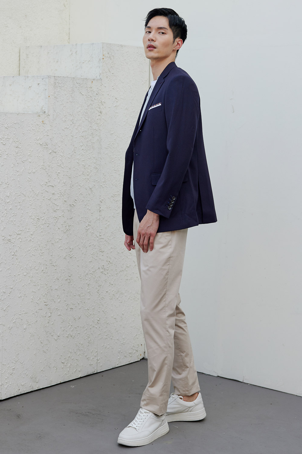 SST&C #Online Exclusive  Stretch Cotton Chino Slim Fit Suit Trousers | 0212004008  (Outlet)_6