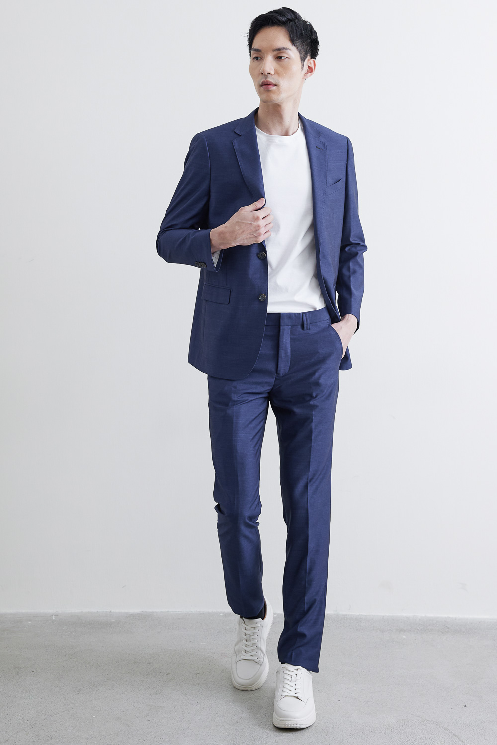 SST&C #Online Exclusive  Navy Slim Fit Suit Jacket | 0112011001  (Outlet)_1