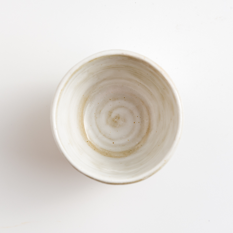 WAGA 手捻灰雪 6.5cm 陶瓷小杯︱白灰︱單品_2