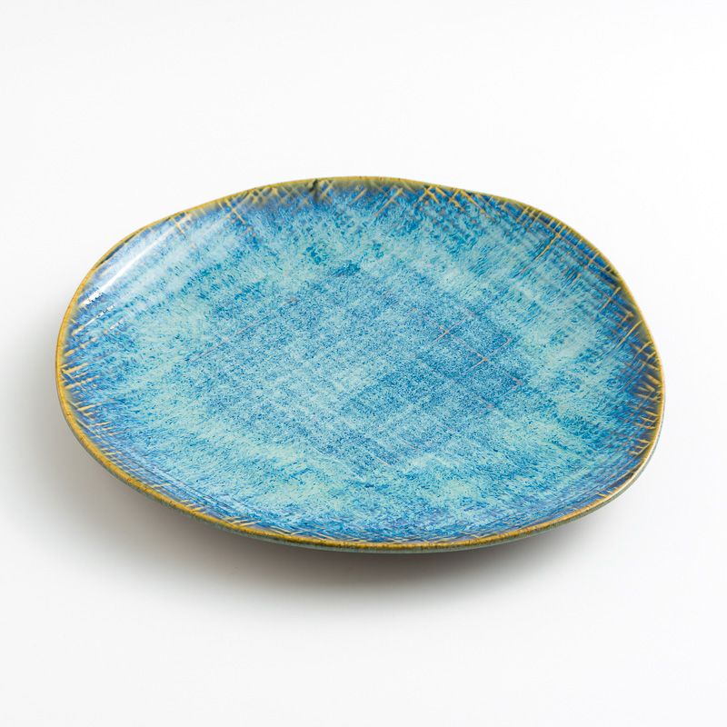 Azure 13cm Ceramic Shallow Bowl_0