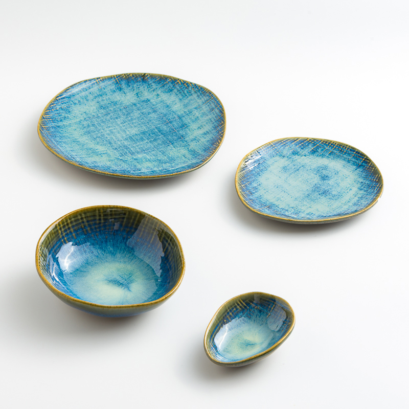Azure 13cm Ceramic Shallow Bowl_4