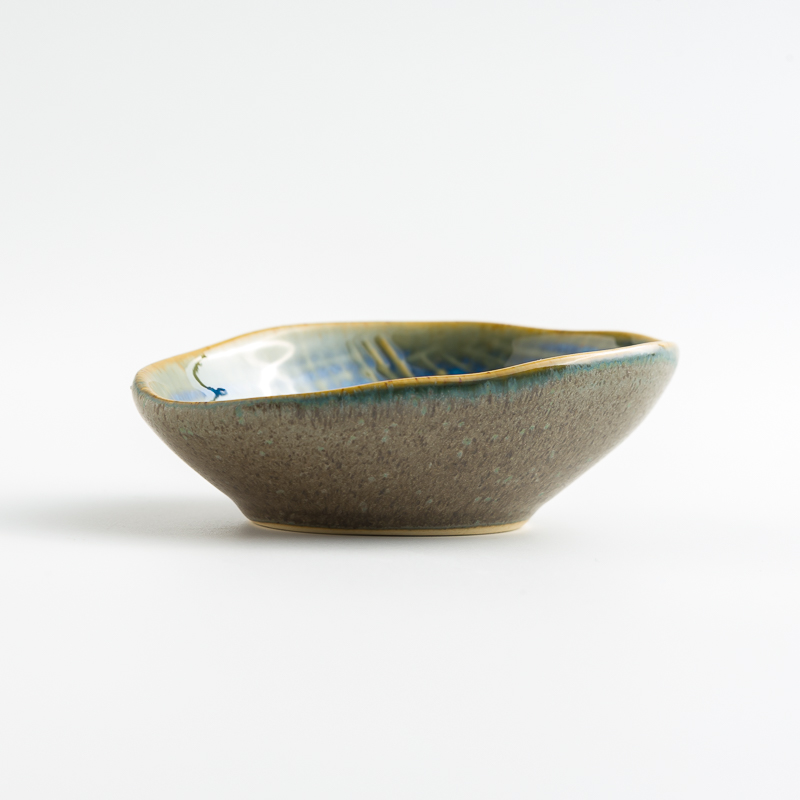Azure 13cm Ceramic Shallow Bowl_1