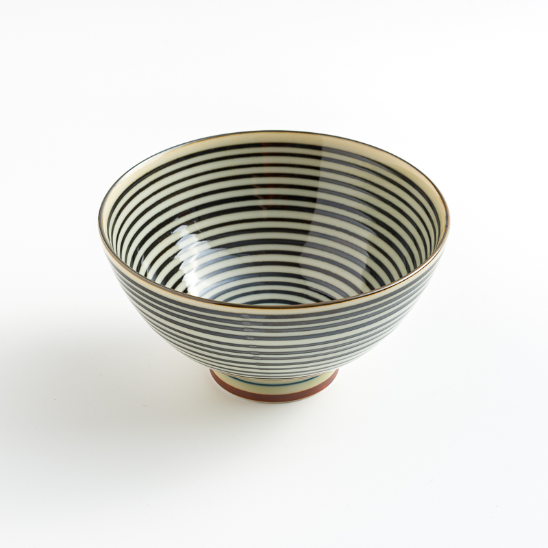 日式 手繪彩紋 12.5cm 陶瓷碗｜環紋｜單品_0