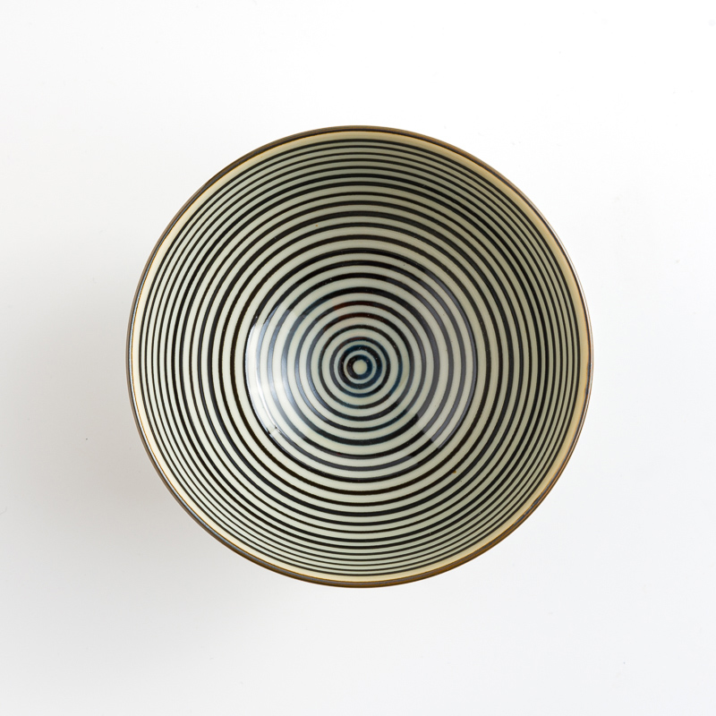日式 手繪彩紋 12.5cm 陶瓷碗｜環紋｜單品_2