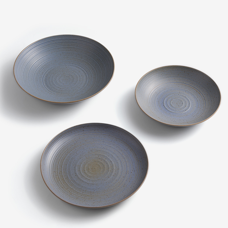 Ice Crack 23cm Ceramic Plate_4
