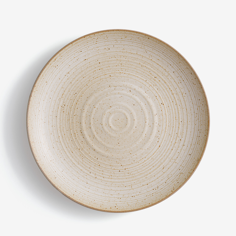 Ice Crack 23cm Ceramic Plate_2