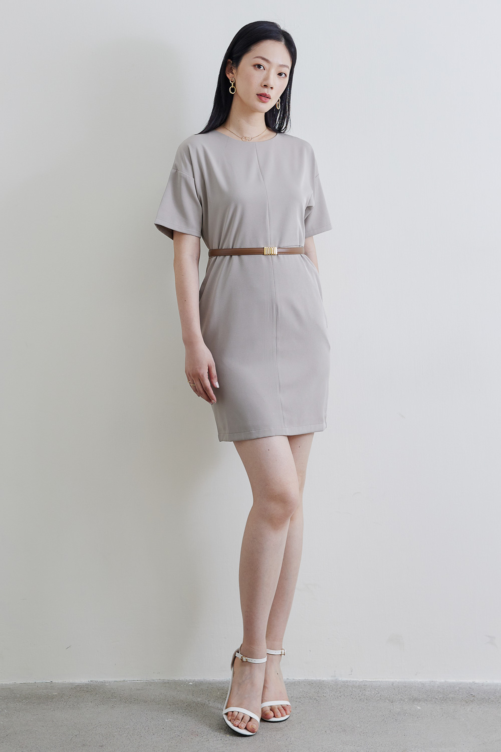 SST&C #Online Exclusive  Drop Shoulder Design Dress | 8562110005  (Outlet)_1