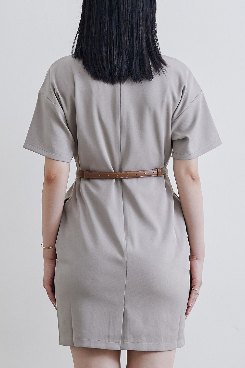 SST&C #Online Exclusive  Drop Shoulder Design Dress | 8562110005  (Outlet)_4
