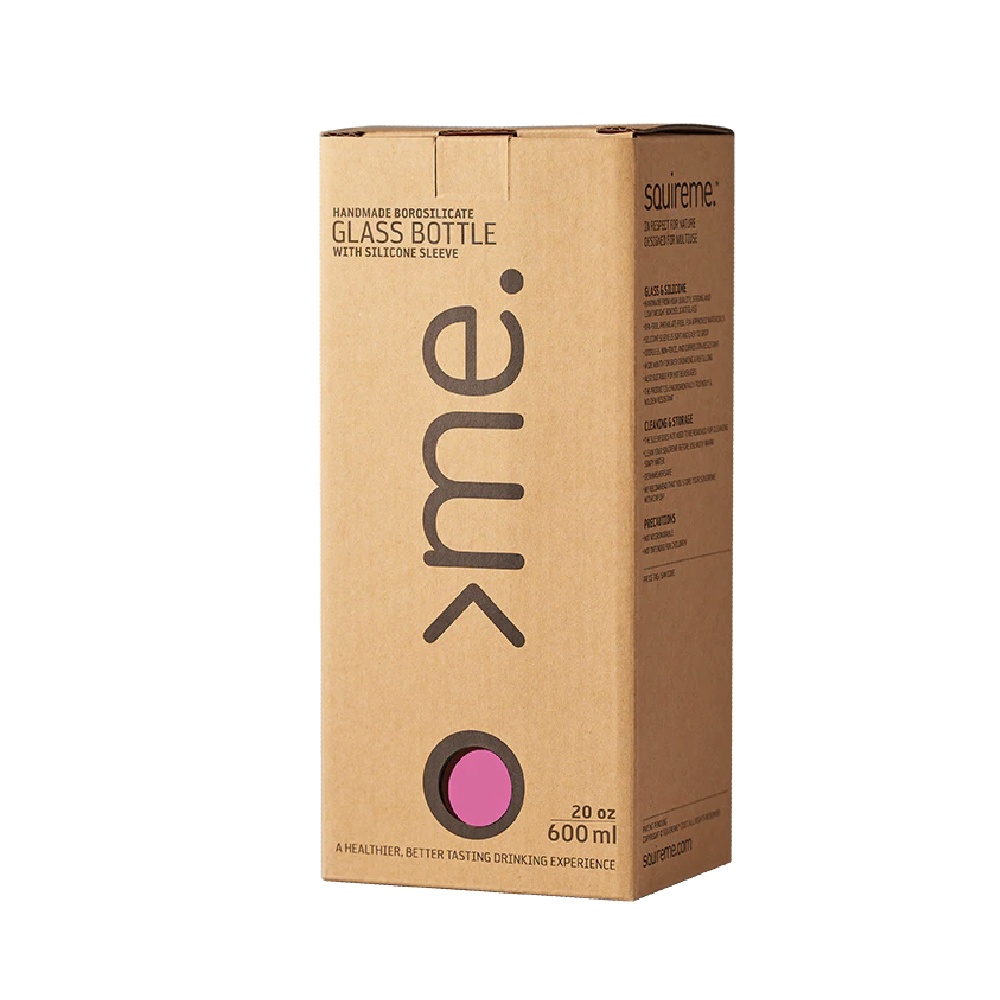 瑞士 SQUIREME Love Cube 玻璃瓶 Y1｜莓果粉｜600mL_2