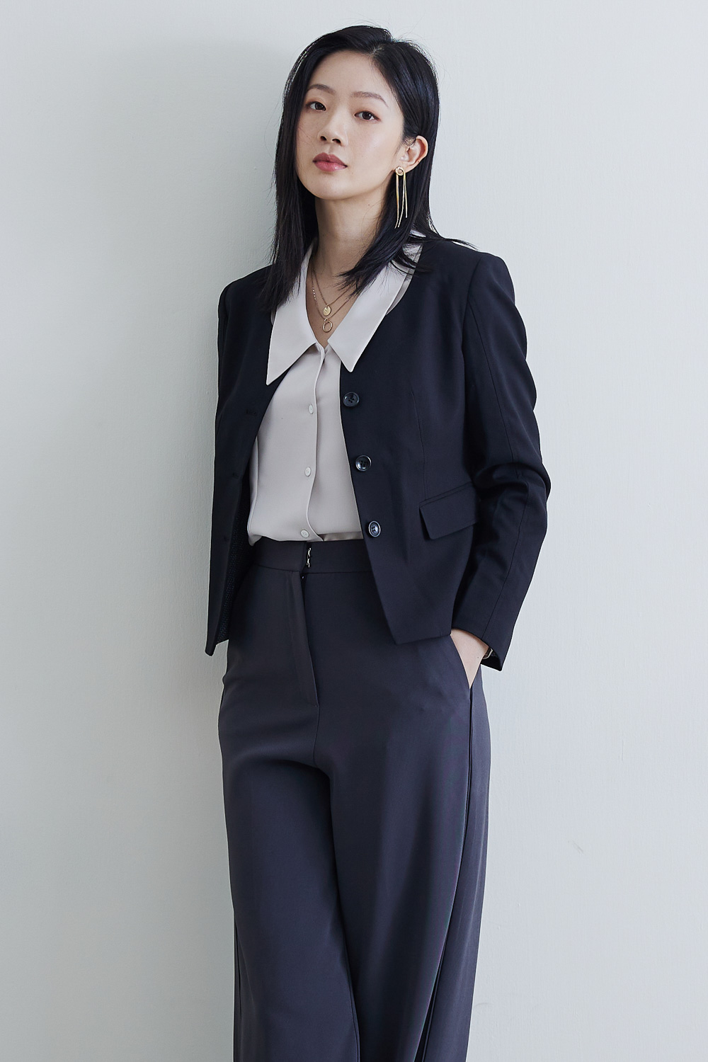 SST&C #網路獨賣款設計款圓領女裝西裝外套 | 7162204002 (outlet)_0