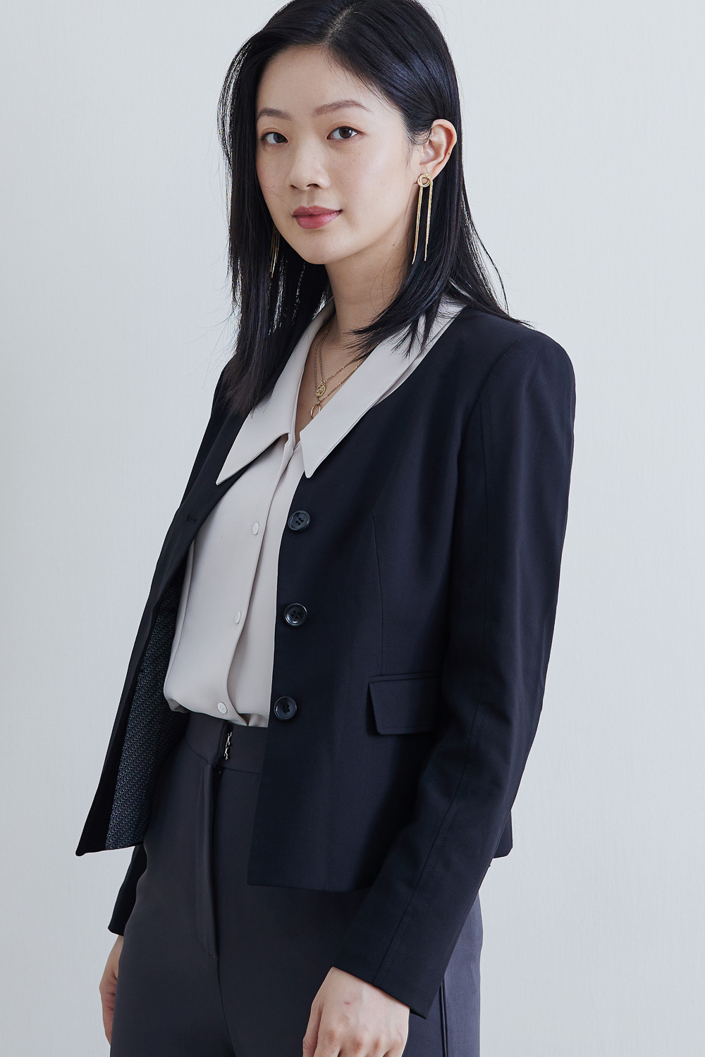 SST&C #網路獨賣款設計款圓領女裝西裝外套 | 7162204002 (outlet)_1