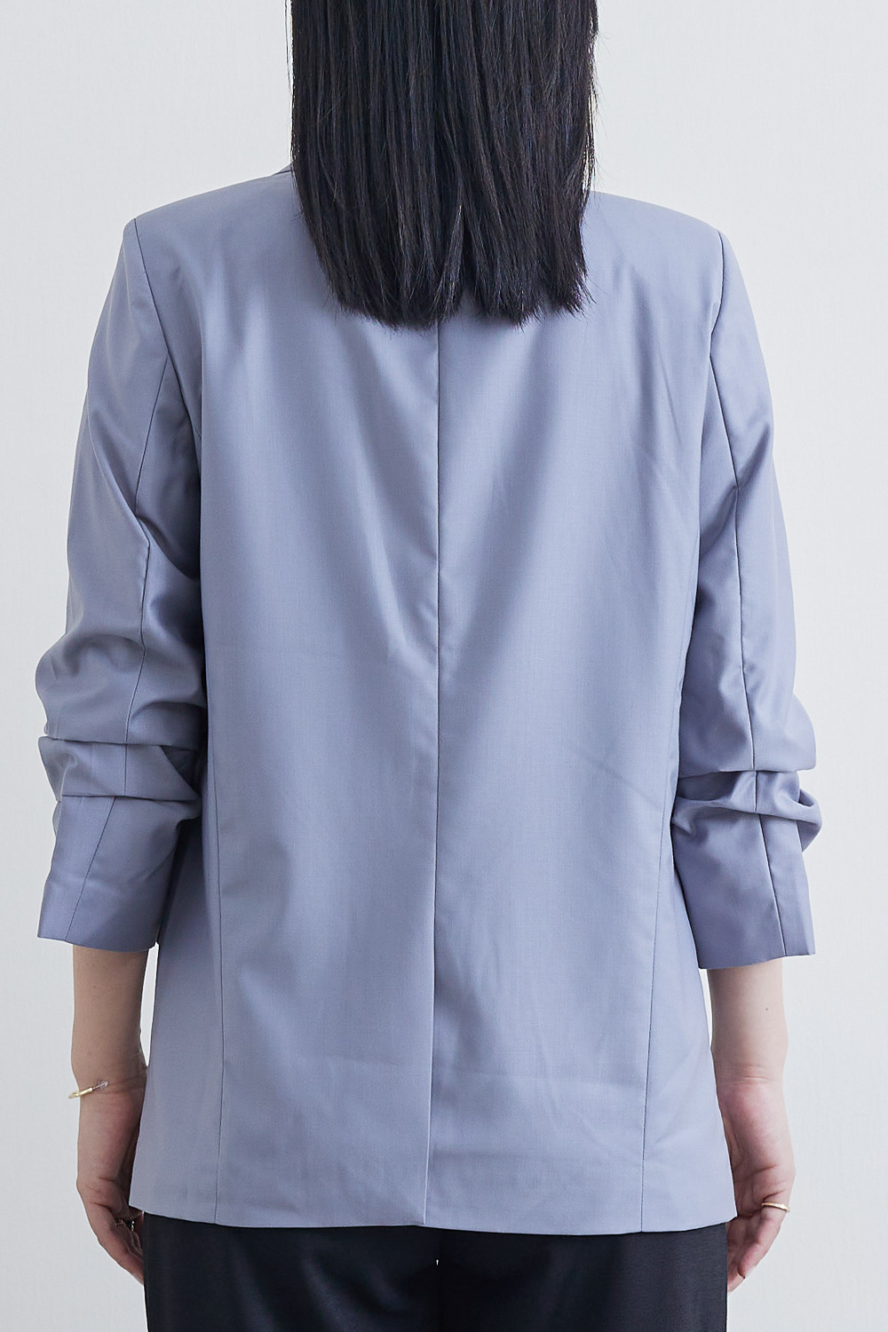 SST&C #網路獨賣款高級灰七分袖抽皺外套 | 8162205006 (outlet)_5