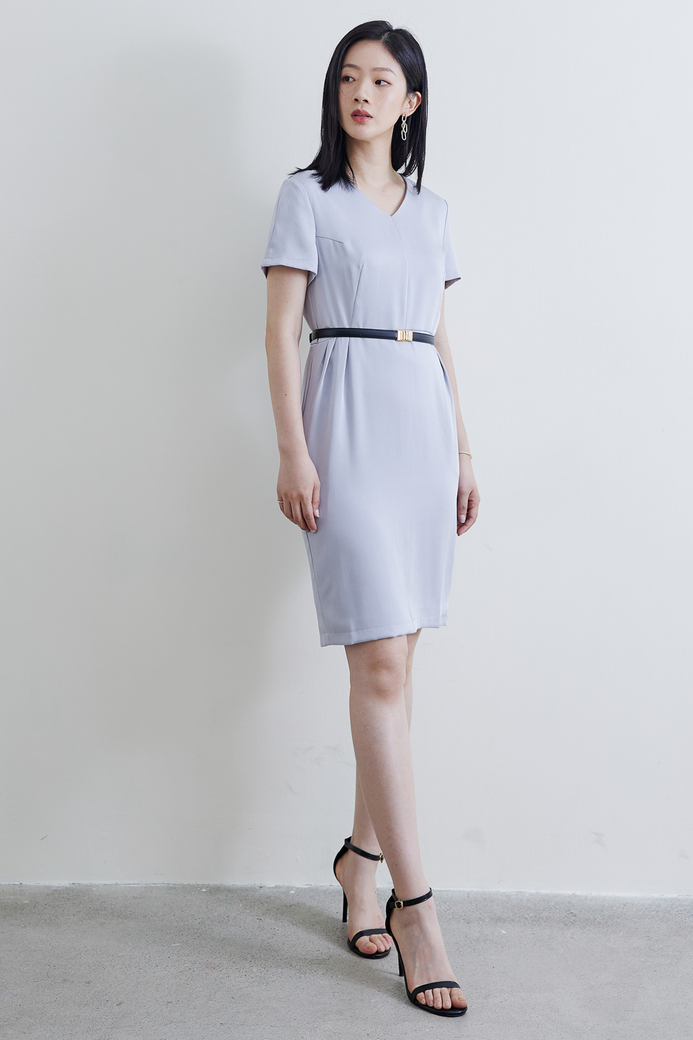SST&C #網路獨賣款  灰色及膝洋裝 | 8561906005 (outlet出清)_2