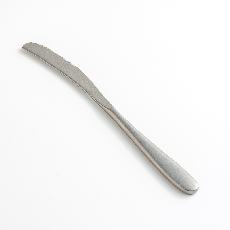 日式 極簡流線 23.5cm 不銹鋼主餐刀│單品_0