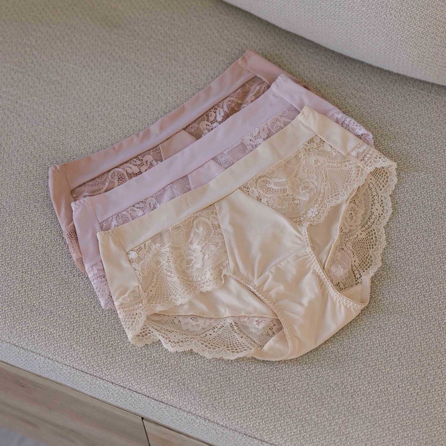 [Miss Audrey] 裸膚Pantie-像粉底液素面無痕裸感性感平口內褲-小麥肌_4