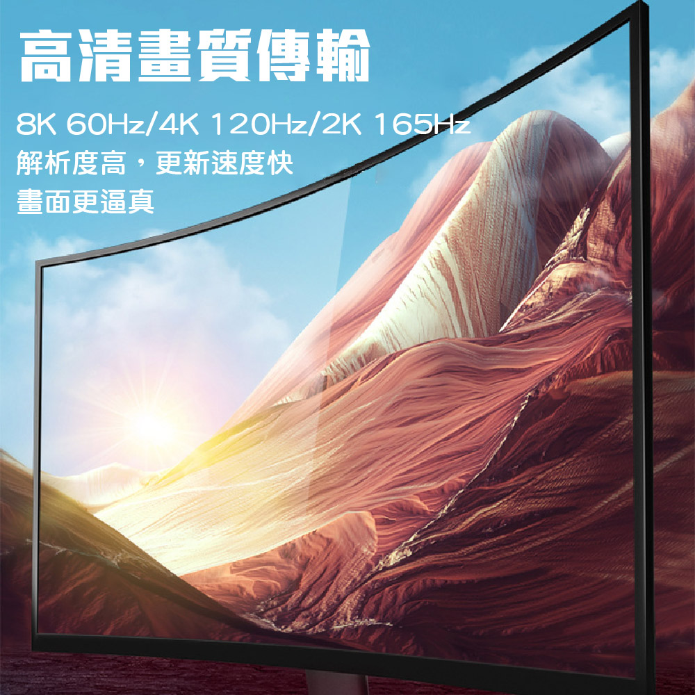 DP線 DP轉HDTV線｜高清畫質、編織線身_2