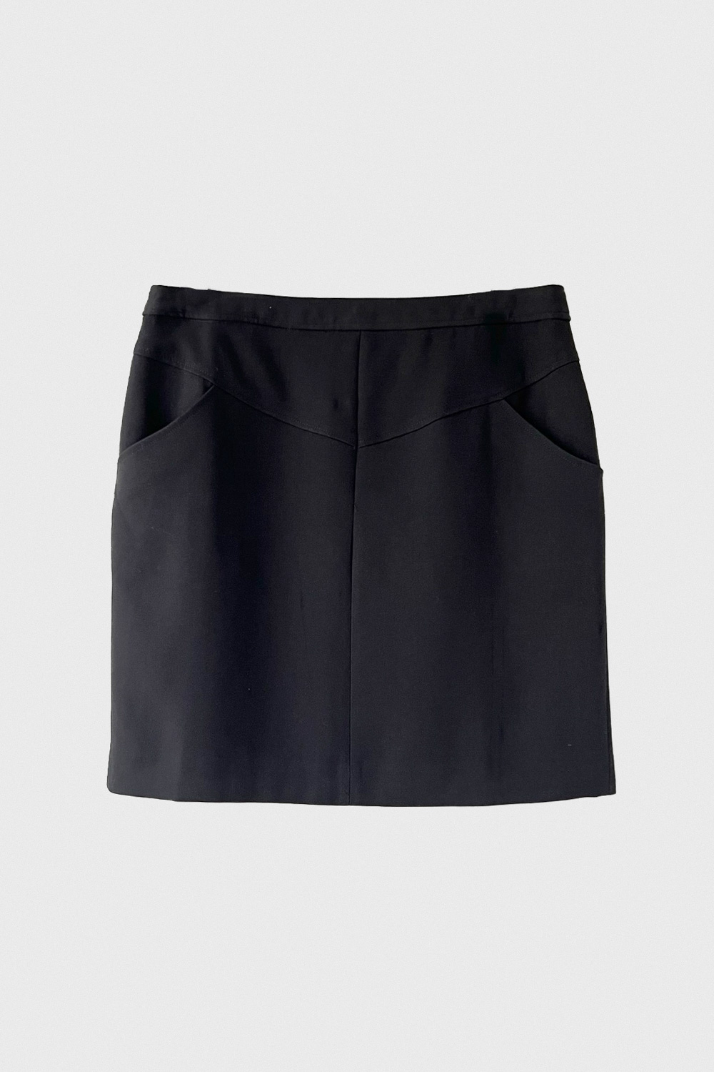 SST&C Women'S Black Narrow Skirt | 7462009001  (Outlet)_0