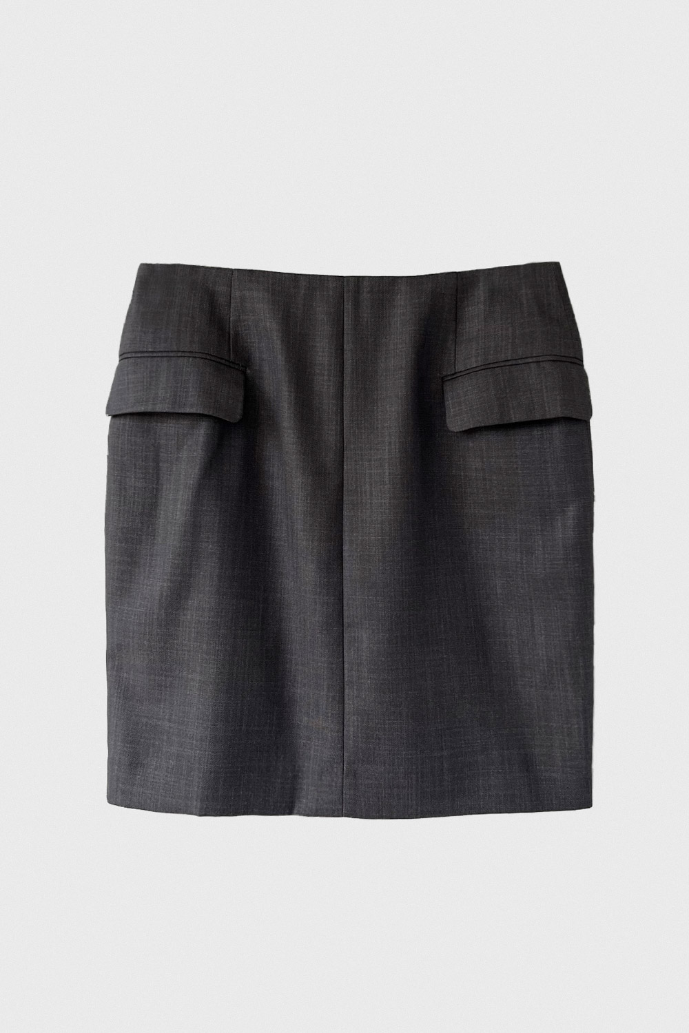 SST&C Women'S Gray Narrow Skirt | 7462009005  (Outlet)_0