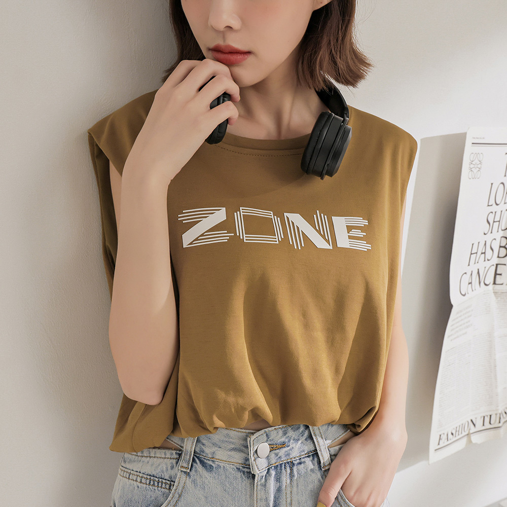 ZONE寬鬆短版背心-卡【KT223100】_3