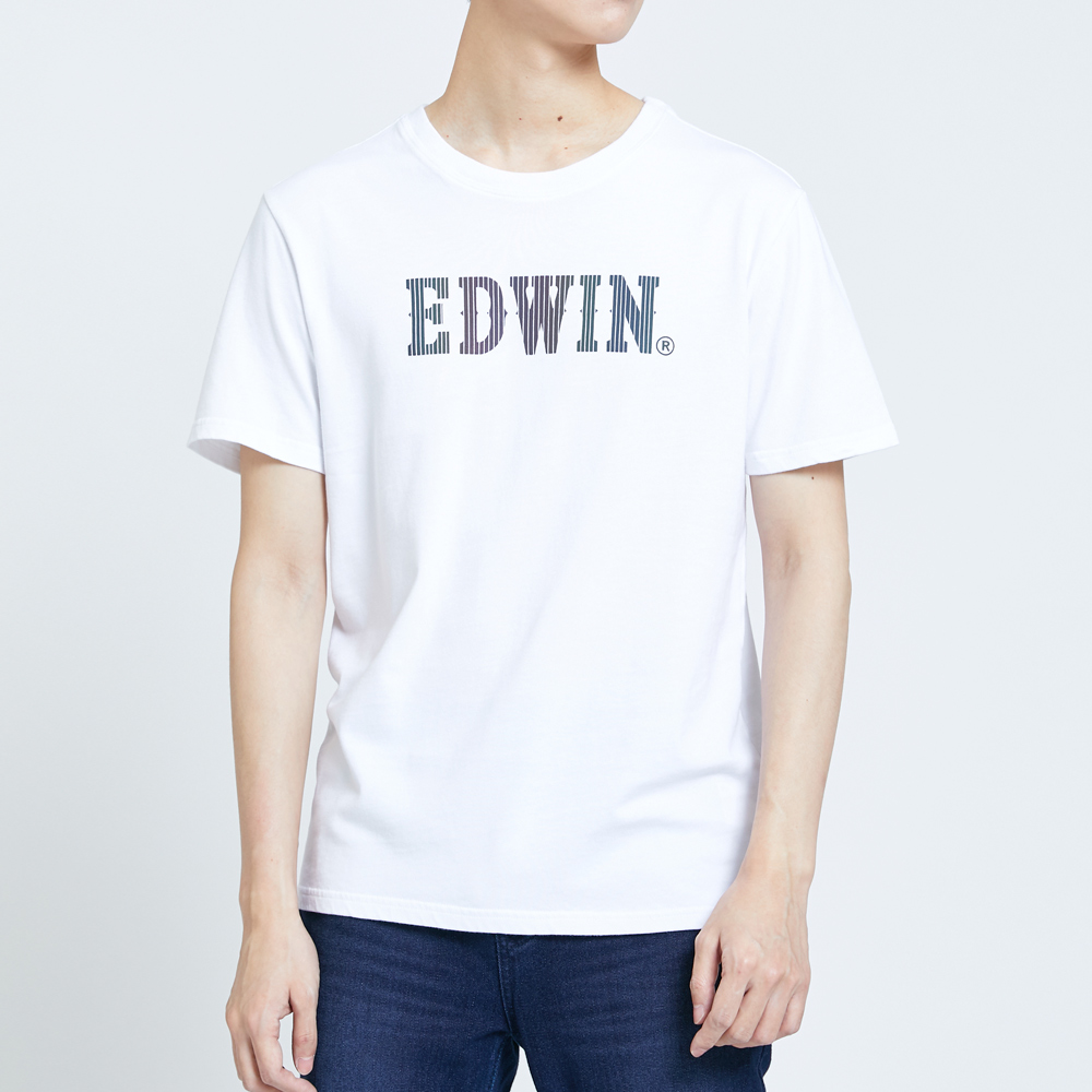 EDWIN｜男裝｜五彩LOGO短袖T恤