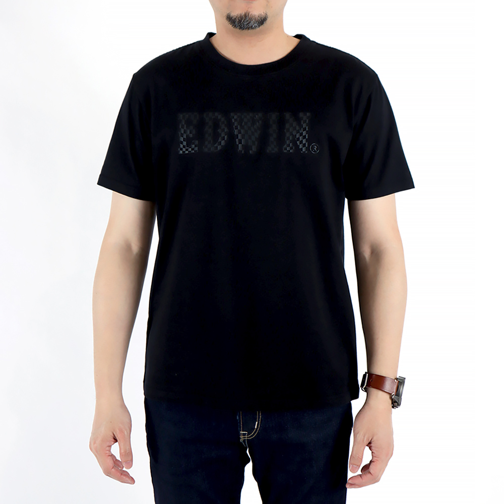 EDWIN｜男裝｜賽車LOGO短袖T恤