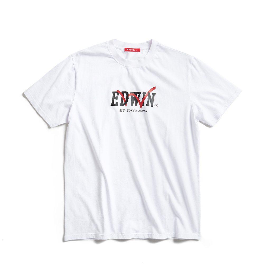 EDWIN｜男裝｜躍動LOGO短袖T恤