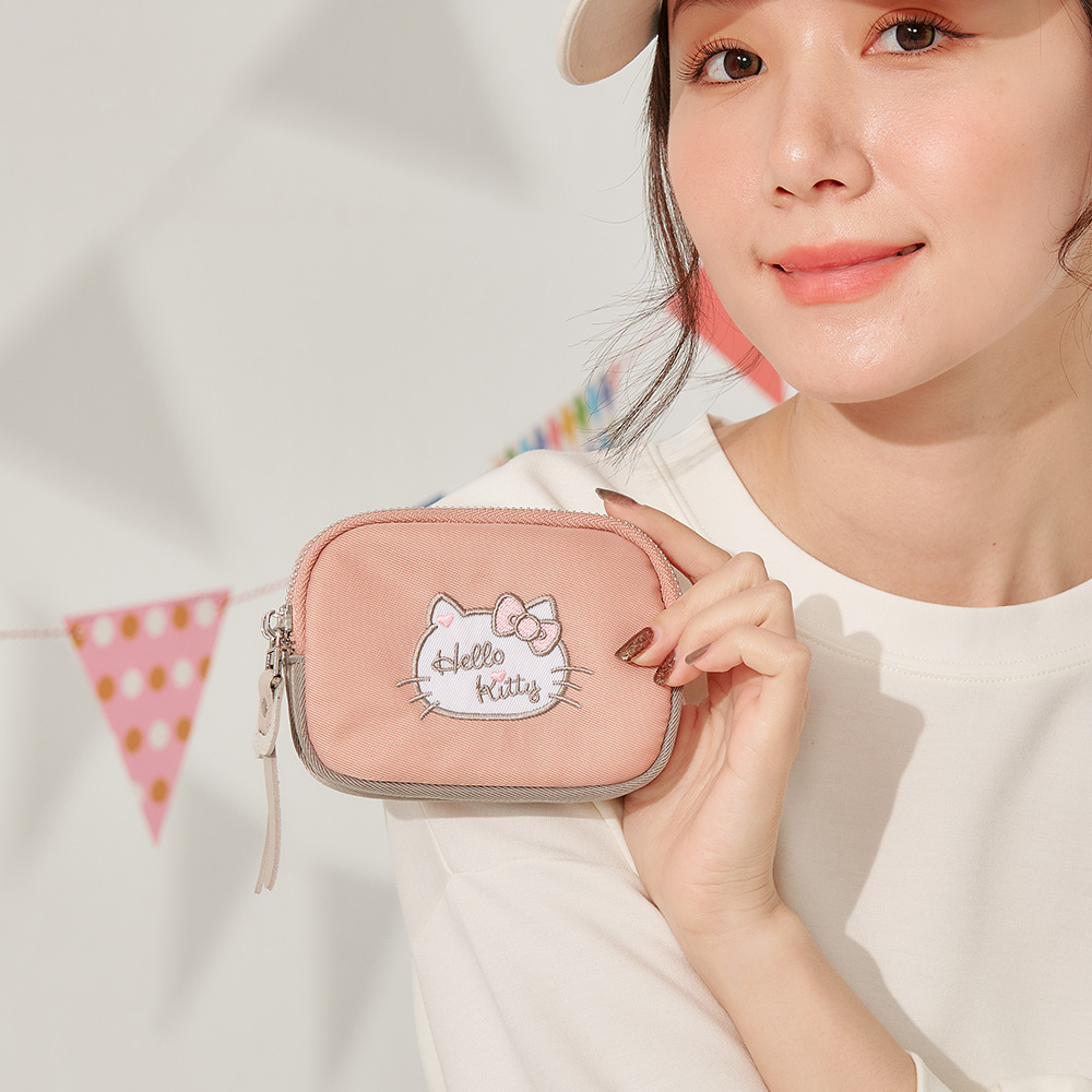 【Hello Kitty】甜心凱蒂-雙層零錢包-粉 KT03D05PK(23SG)(11GI)