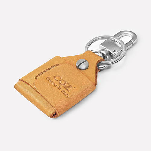 【COZI】- AirTag 皮革保護套 鑰匙圈 (3色) Airtag Leather Key Ring_1