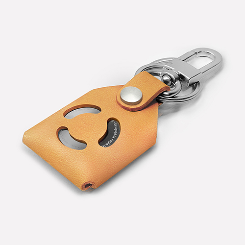 【COZI】- AirTag 皮革保護套 鑰匙圈 (3色) Airtag Leather Key Ring_3