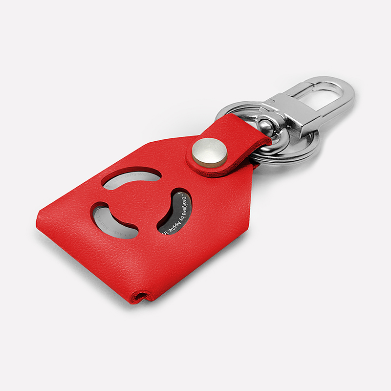 【COZI】- AirTag 皮革保護套 鑰匙圈 (3色) Airtag Leather Key Ring_4