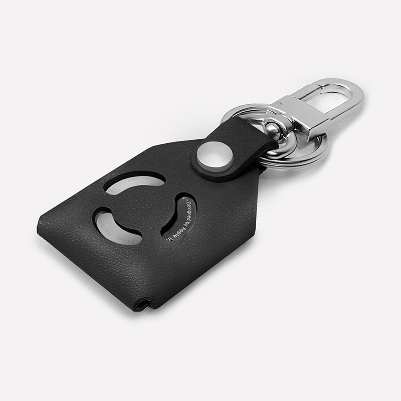 【COZI】- AirTag 皮革保護套 鑰匙圈 (3色) Airtag Leather Key Ring_5