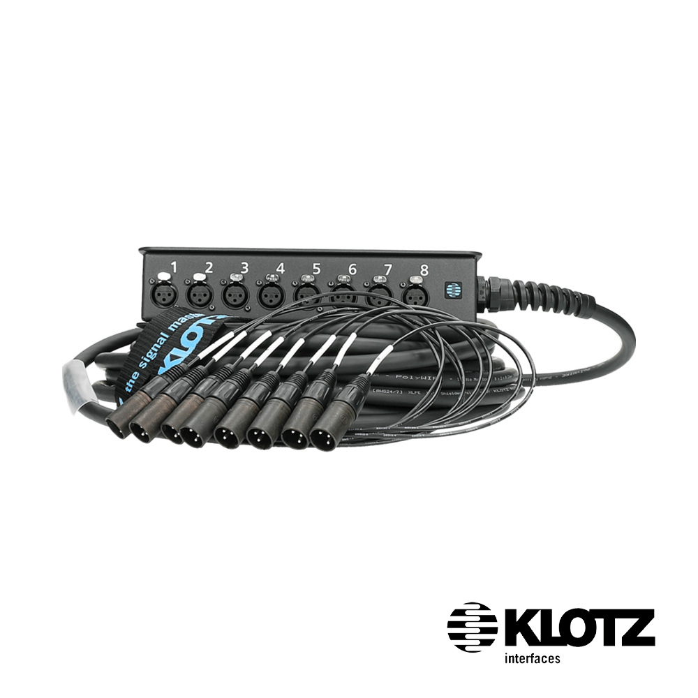 【KLOTZ】LW080XE 舞台接線盒 StraightLink 8ch 10米/20米/30米 公司貨_0