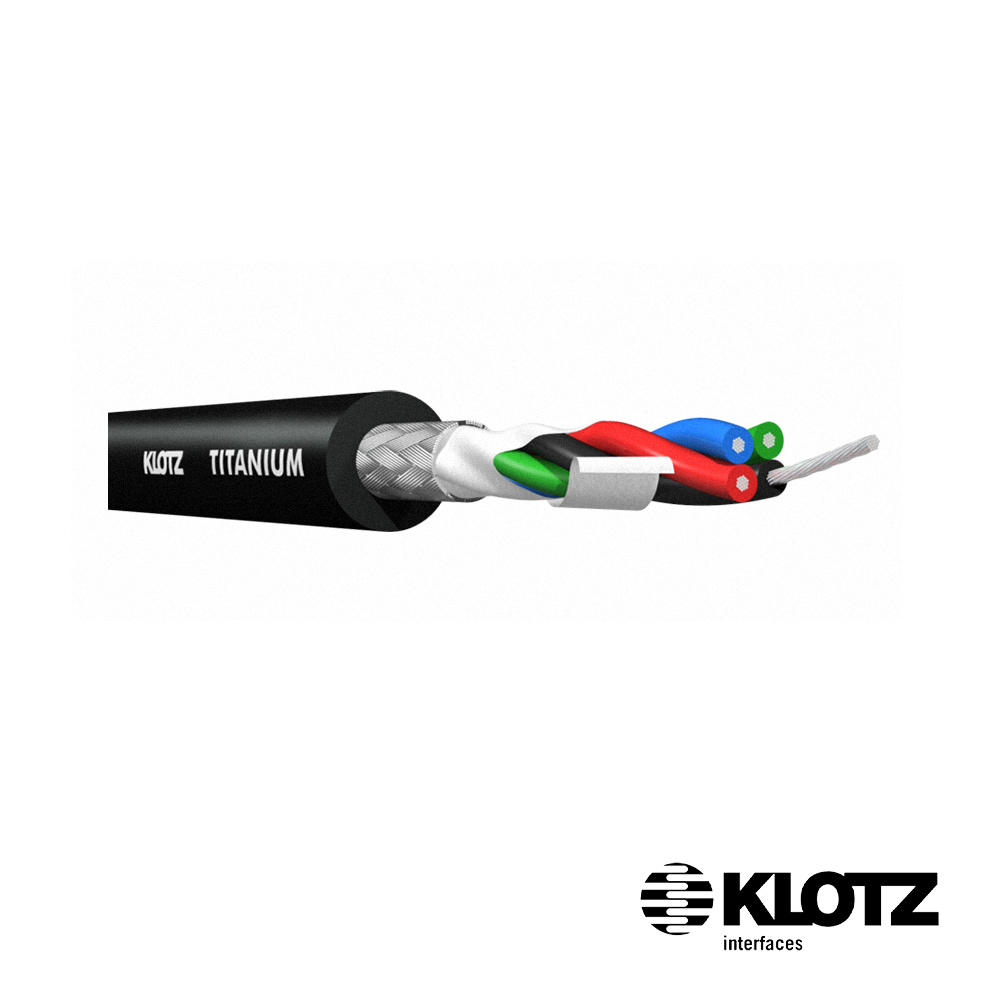 【KLOTZ】TITANIUM 麥克風線 1米/3米/5米/10米 黑 (XLR公 - XLR母) Neutrik® 公司貨_4