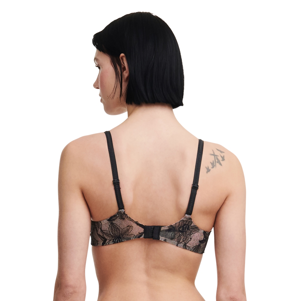 【Chantelle】集中托高內衣>BCD罩杯>黑色(21U20_011)【Orchids】_2