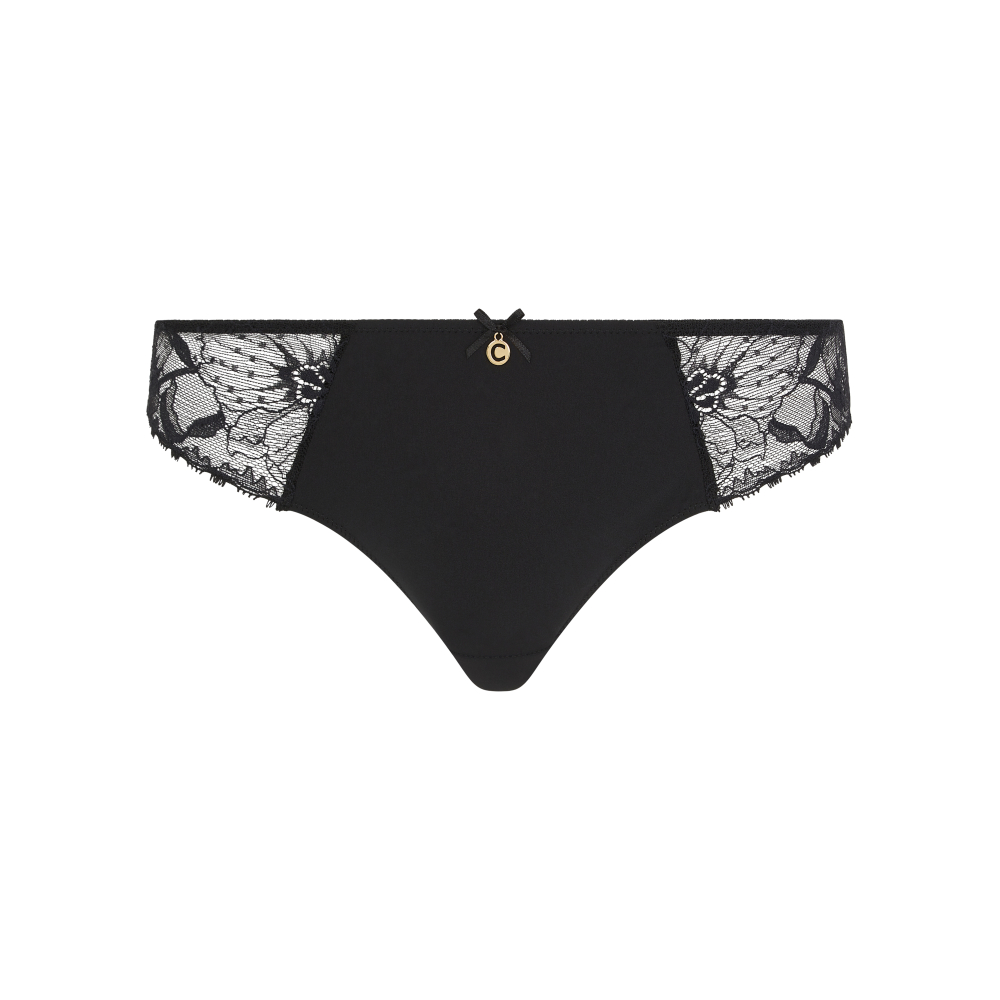 【Chantelle】1/2網紗無襯內衣>BCD罩杯>黑色(21U50_011)【Orchids】_5